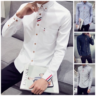 Shirt Men's Short Sleeve Korean Style TrendyinsThree-Quarter