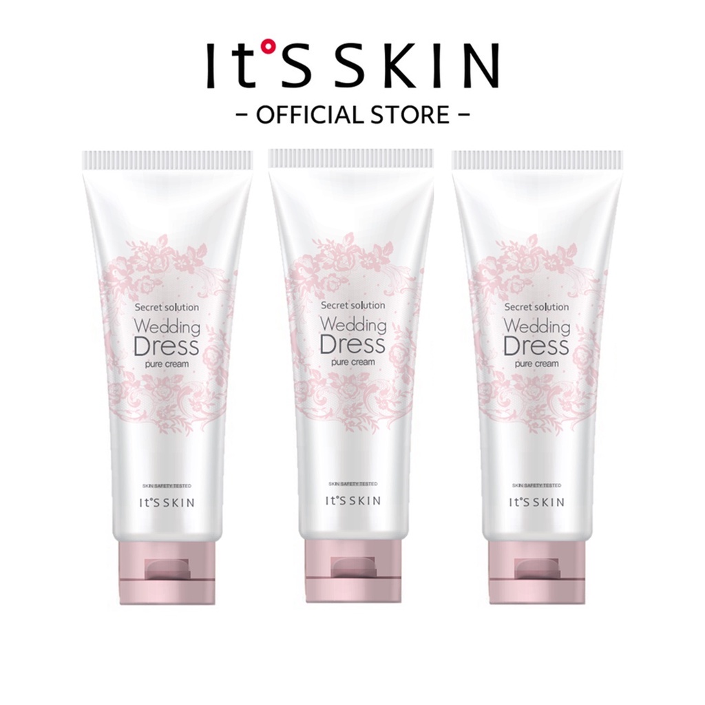 It'S SKIN] Secret Solution Wedding Dress Pure Whitening Tone Up Cream 100ml  | Shopee Singapore