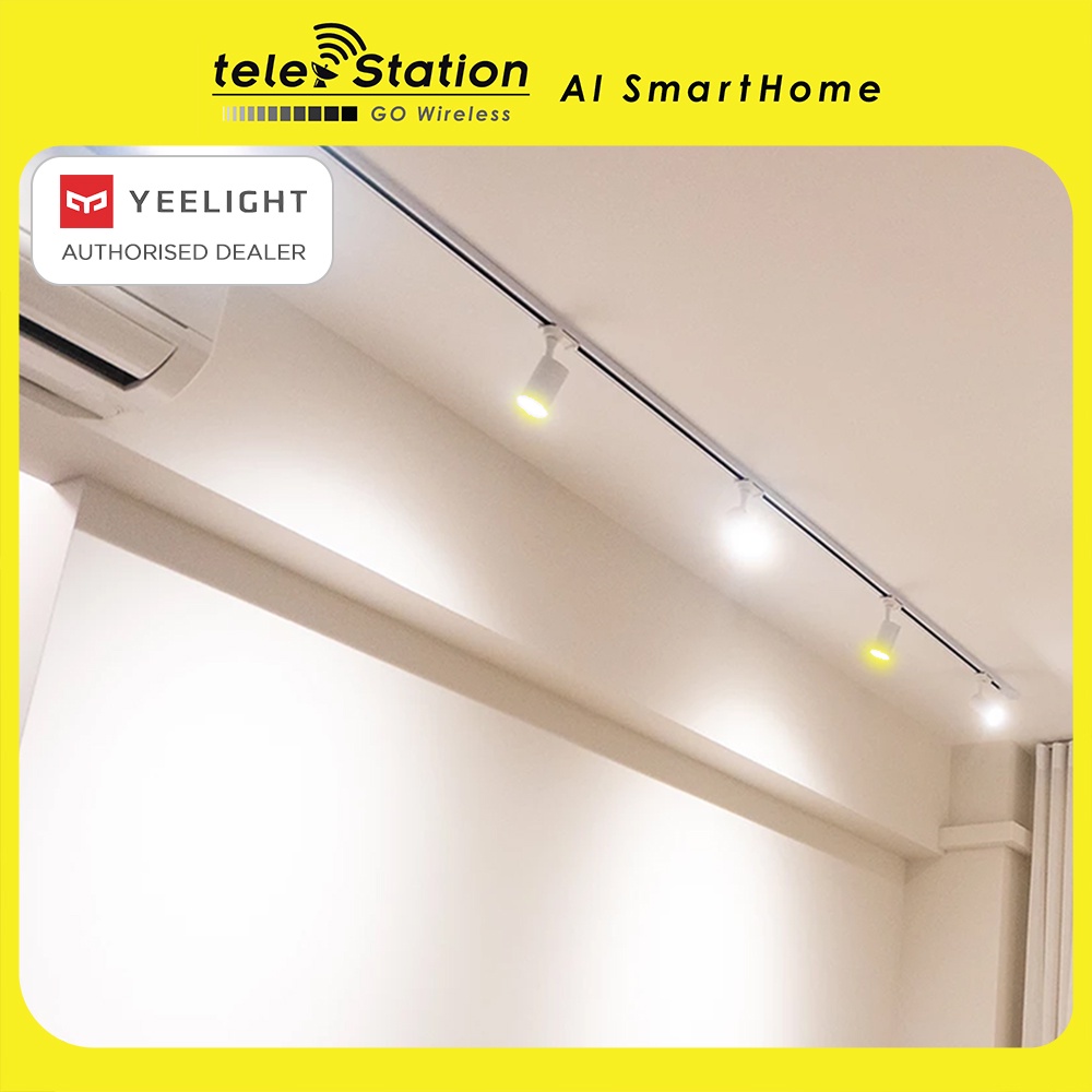 Telestation AI SmartHome Yeelight Track Light Bundle 1 Year 6 Months Local Warranty Shopee Singapore