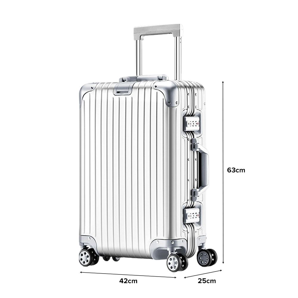 (JIJI SG) MAZON Full Aluminium Magnesium Luggage with TSA Lock Shopee