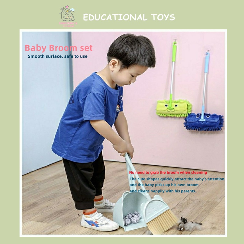 Kid sized deals broom and dustpan