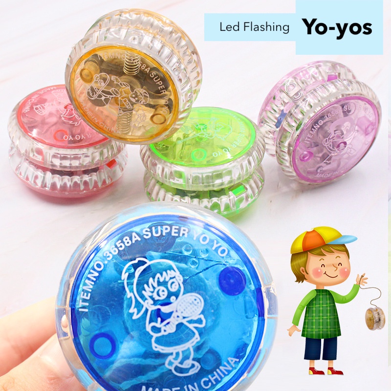 Juggling Yoyo Ball Goodie Bag Luminous Led Flashing Yoyos Toy Children