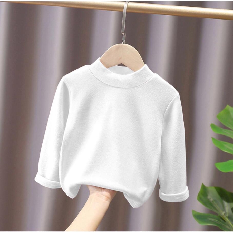 17 Years Baby Girls Turtleneck Tops Bottoming Shirts Shopee Singapore