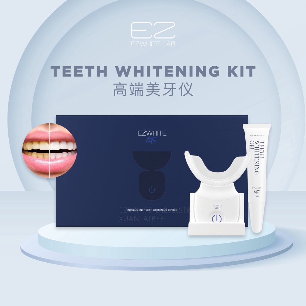 Ez White Lite Premium Teeth Whitening Kit 100 Authentic Shopee Singapore 