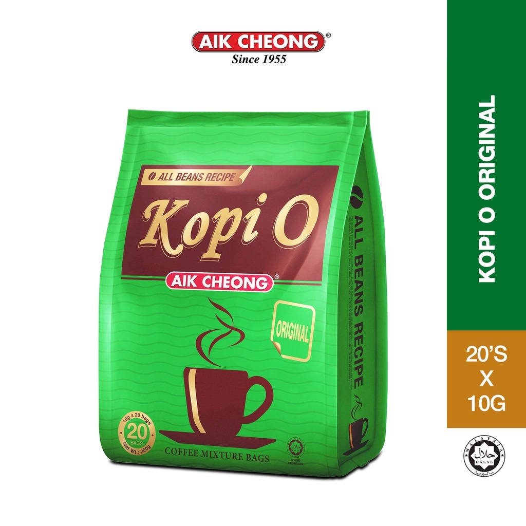 Aik CHEONG Kopi-O Bag 200g (20'S X 10G) | Shopee Singapore