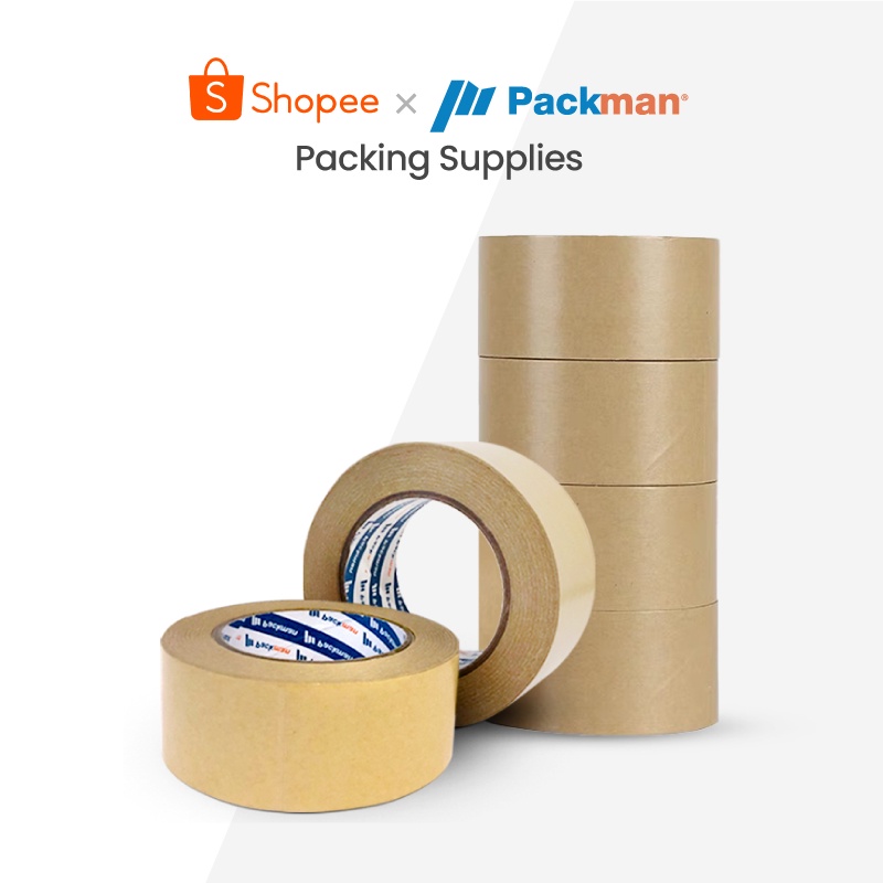 🏅[Wholesale] Kraft Paper Tape│Adhesive Tape│OPP Tape│Clear Tape│Cutter│Masking  Tape│Carton Box│Polymailer│Bubble Wrap