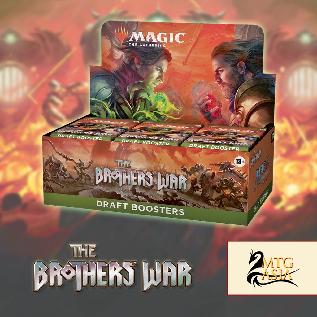 mtg brothers war draft booster box The Brothers' War Set Booster Box Display