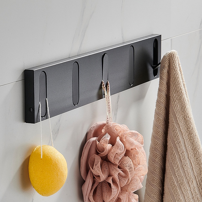 No Punching Invisible Behind The Door Hooks Fitting Room Entrance Coat Hooks Wall Hanging Folding Bathroom Hanging Hook