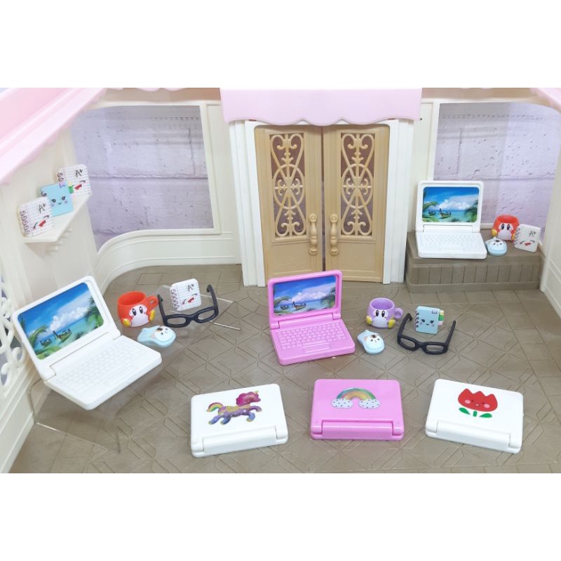 Mini Barbie Laptop set According To The Photo | Shopee Singapore