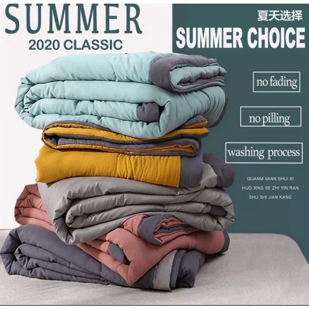 Blanket Super Soft Quilt Comforter King Size Selimut Super Lembut