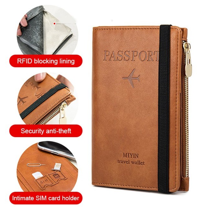Travel Multifunctional Passport Case Wallet | Shopee Singapore