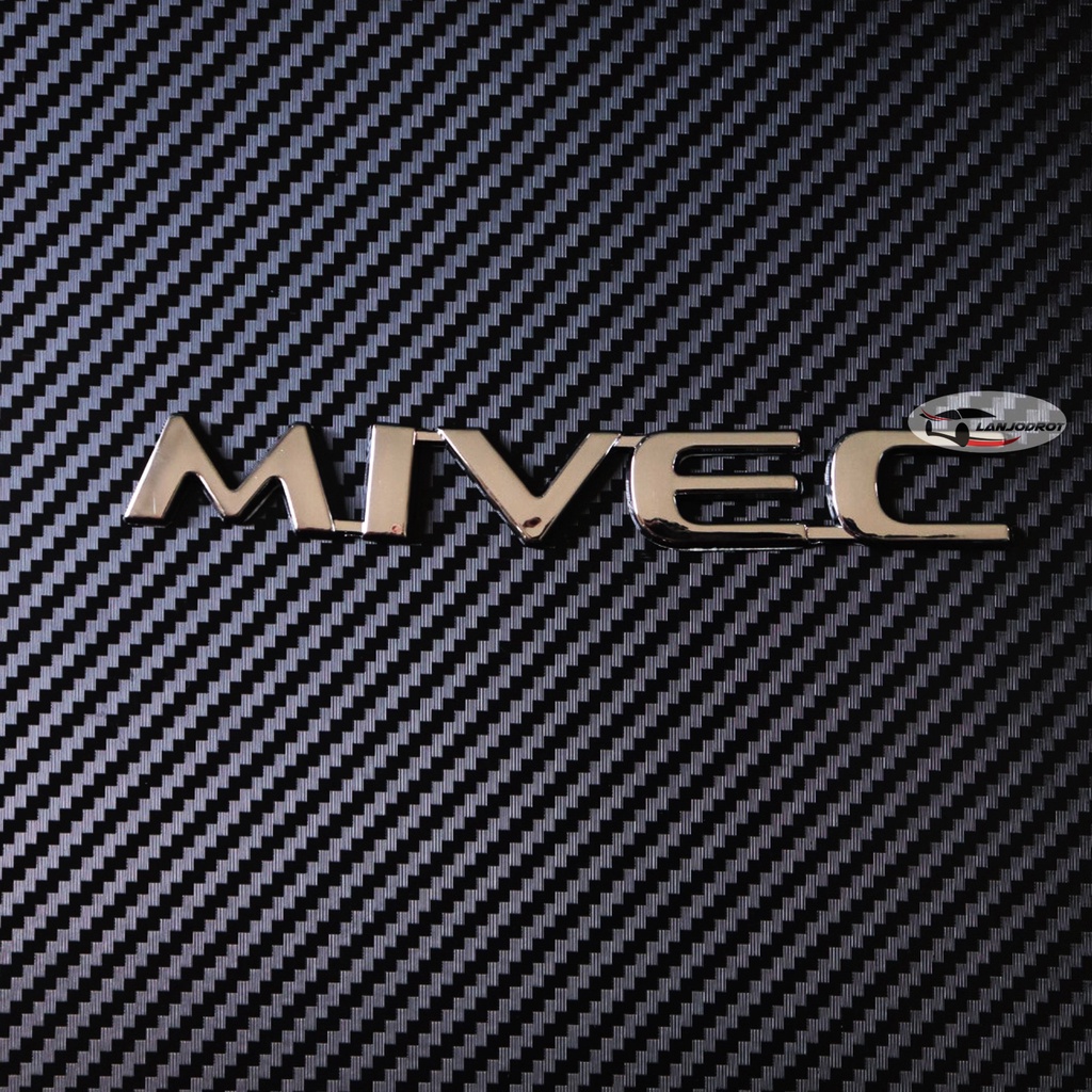 MIVEC Logo Chrome Color Attached To The Rear Bed Cover For Mitsubishi ...