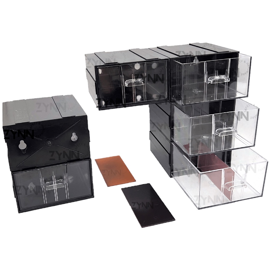 [SG STOCK] BLACK DRAWER CONTAINER Rack Multi Use Plastic Cabinets ...