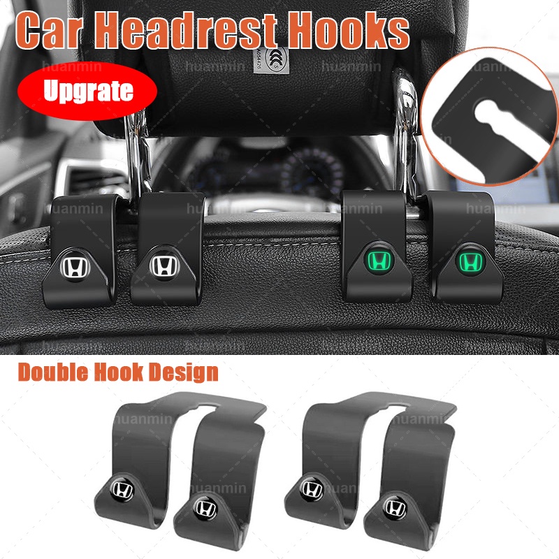 Honda Headrest Hooks Car Luminous Seat Hook Purse Hooks For Car Handbag