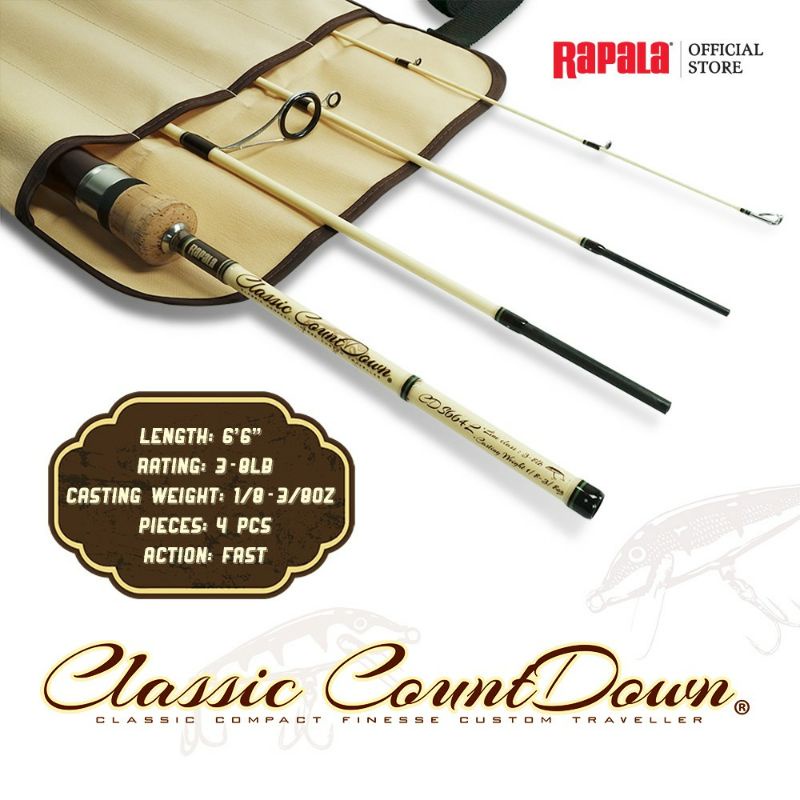 Rapala Classic CountDown CDC/CDS 664L (Travel Rod) | Shopee Singapore
