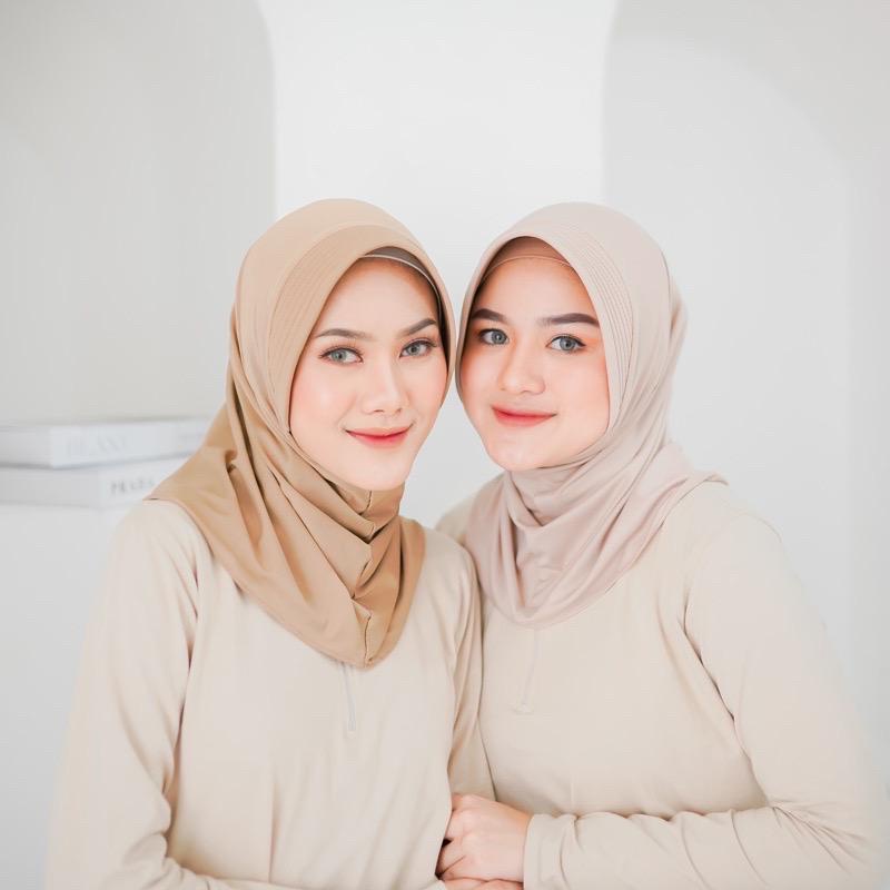 Disa Hijab - Jilbab Volly Sport Olahraga / Hijab FOLLY Instan Sport