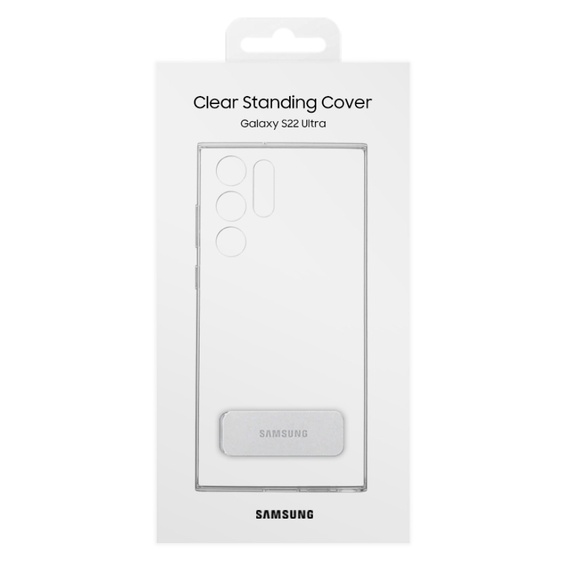 Official Samsung Galaxy S22 Ultra Clear Standing Case Clear Shopee
