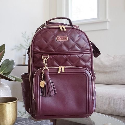 Burgundy diaper outlet backpack