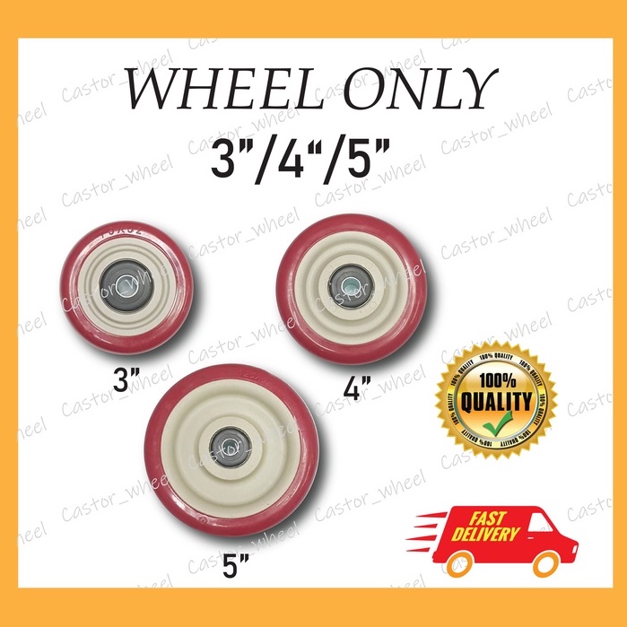 6x2 Nylon Trolley Wheel 6 Inch, Load Capacity(kg): 300 Kg At ₹ 450/piece In Nagpur - Foto 4