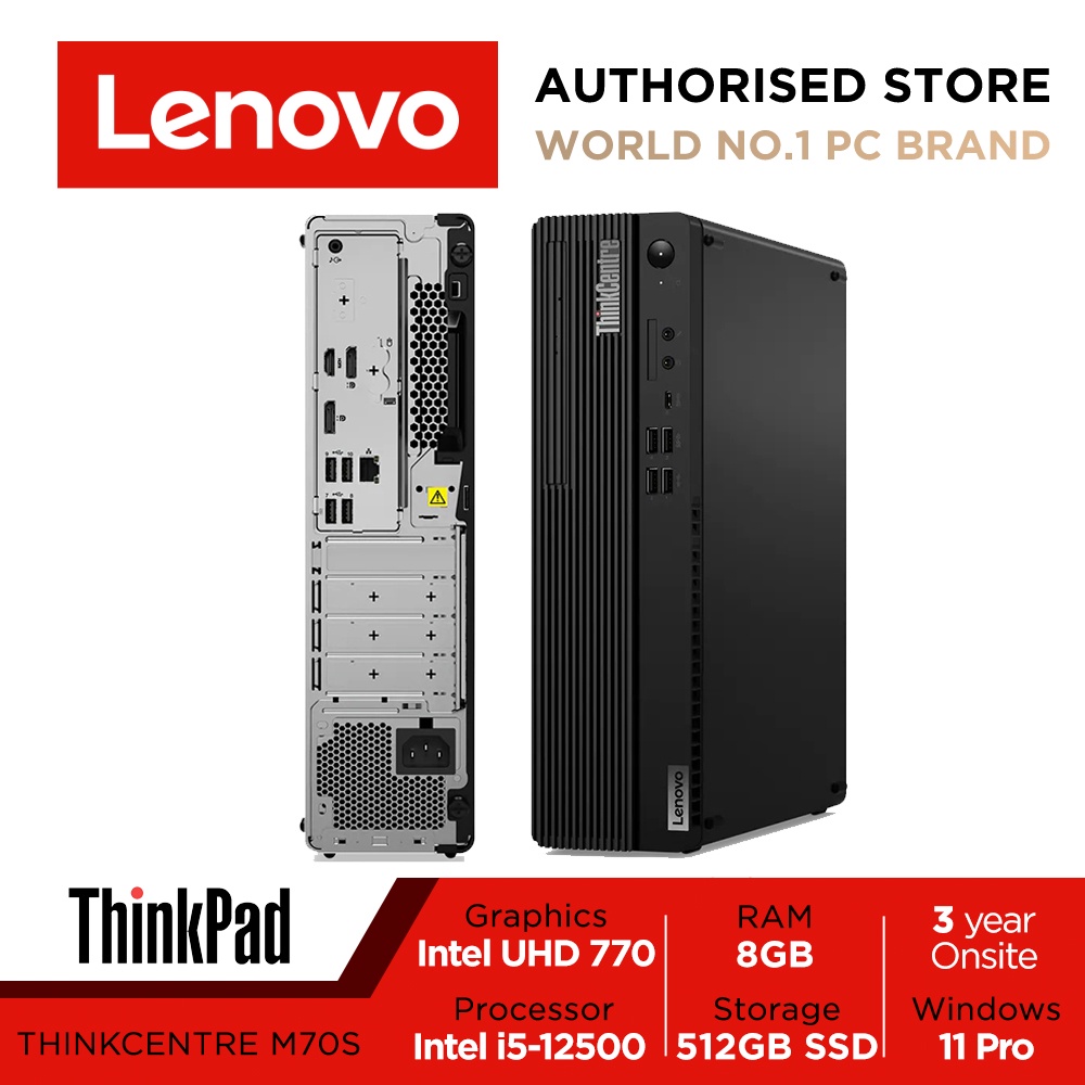 Lenovo ThinkCentre M70s Gen 3 Desktop Intel Core i5 16GB Memory