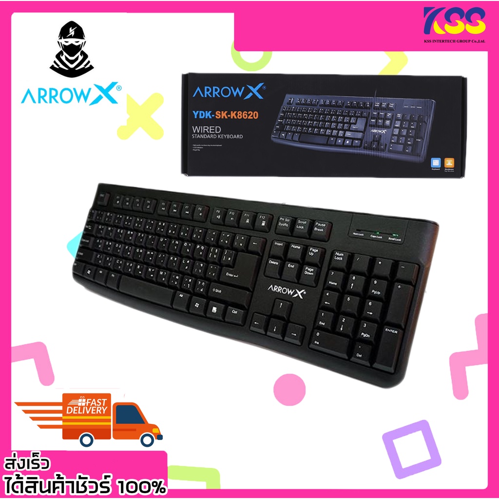 Standard Keyboard Arrow x ydk-sk-k8620 Rubber Dome(Thai/English ...