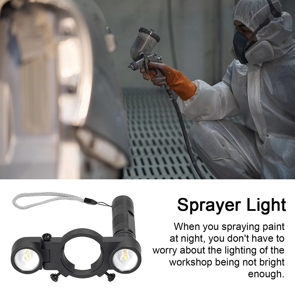 Spray gun lighting airbrush light universal spray gun light adjustable