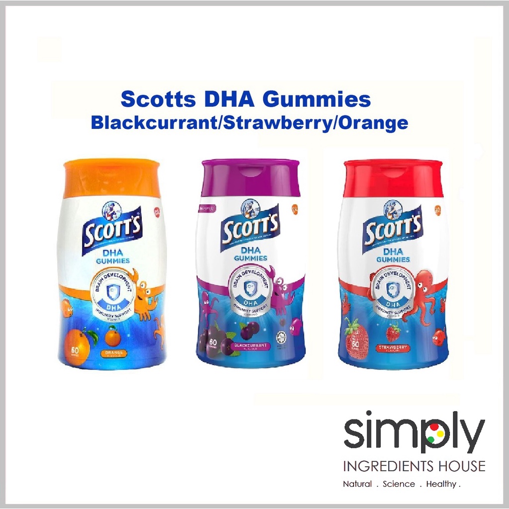 Scott's DHA Gummies/Multivitamin Gummies 60s/ Vitamin C Pastilles ...