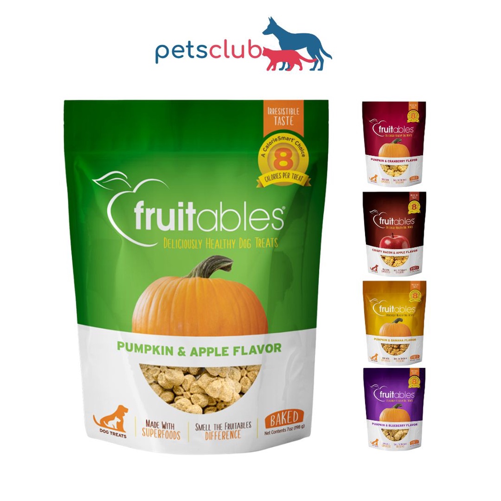 Fruitables Crunchy Baked Dog Treats 7oz Available in 5 Flavours Shopee Singapore