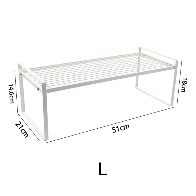 Specool® Kitchen Storage Rack Microwave Oven Shelf Condiment Storage ...