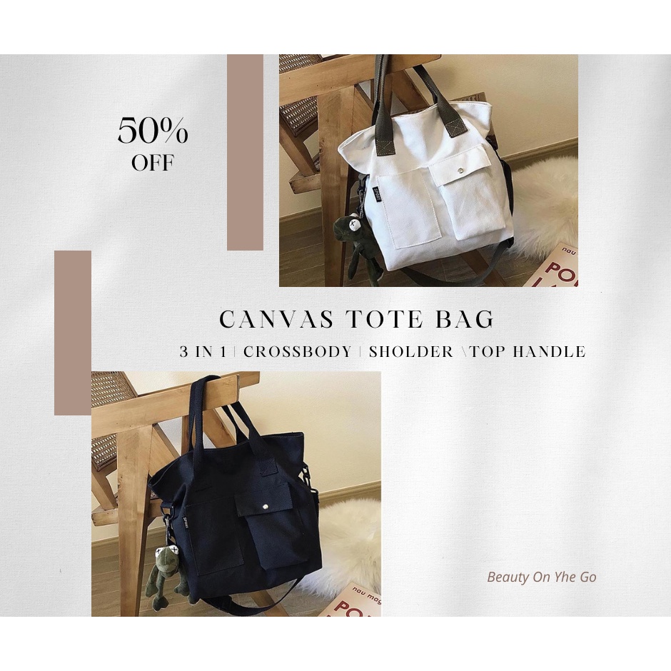 3 in best sale 1 tote bag