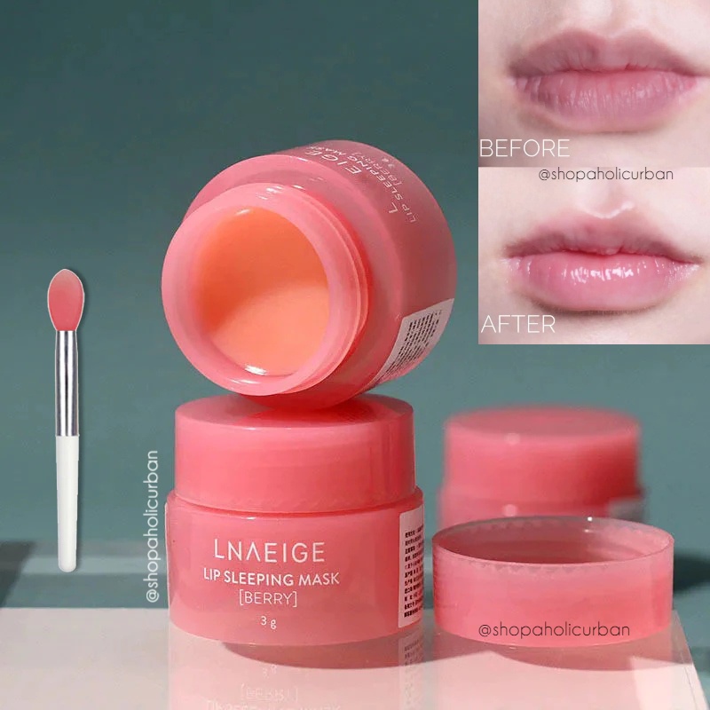 100% ORI LANEIGE Lip Sleeping Mask 3g Korean Sleeping Lip Mask Lip Mask ...