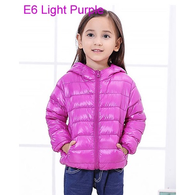 Kids Down Jacket Winter Jacket Ultra Light Duck Down Jacket with Hood Shopee Singapore