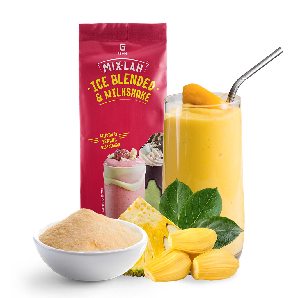 GFB MIX-LAH Serbuk Ice Blended dan Air Balang powder - Jackfruit (1kg ...