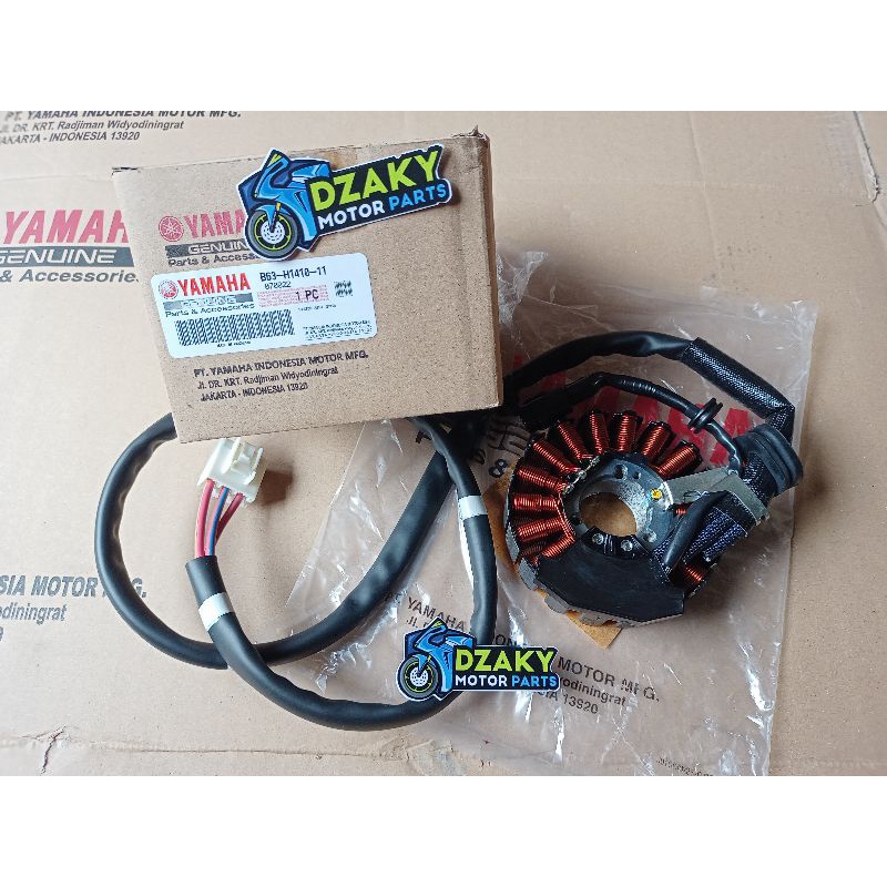 Stator Assy Spool Bobbin Aerox Lexi Original Long Cable Shopee Singapore