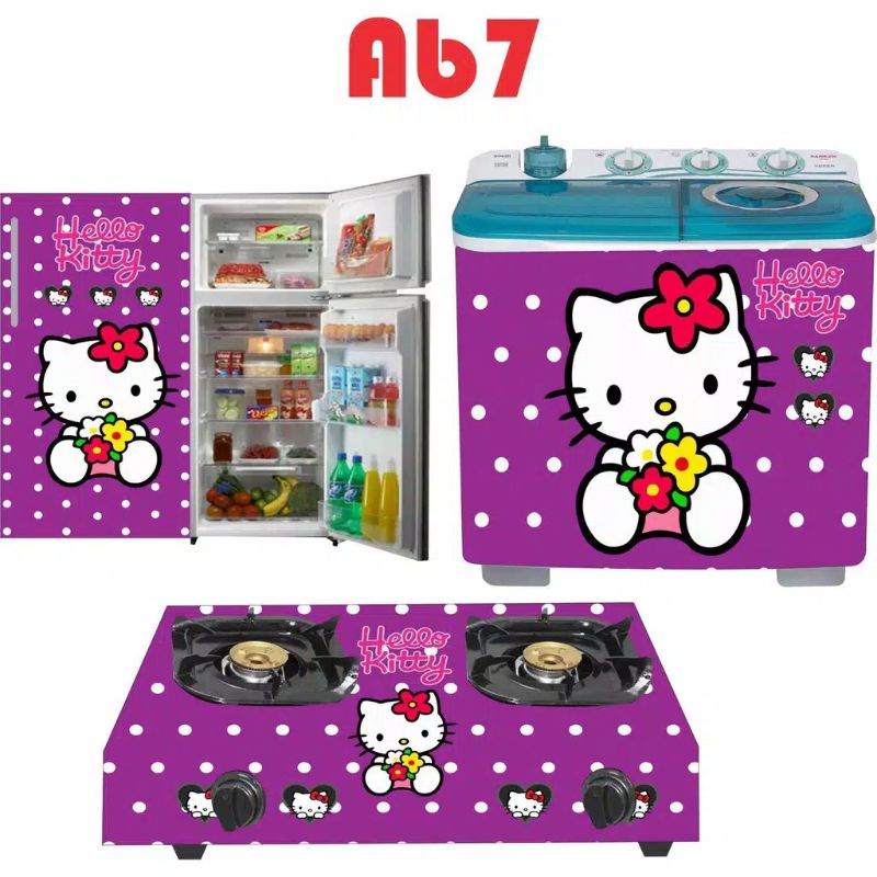 MESIN One Door Refrigerator Sticker three in one Package Refrigerator