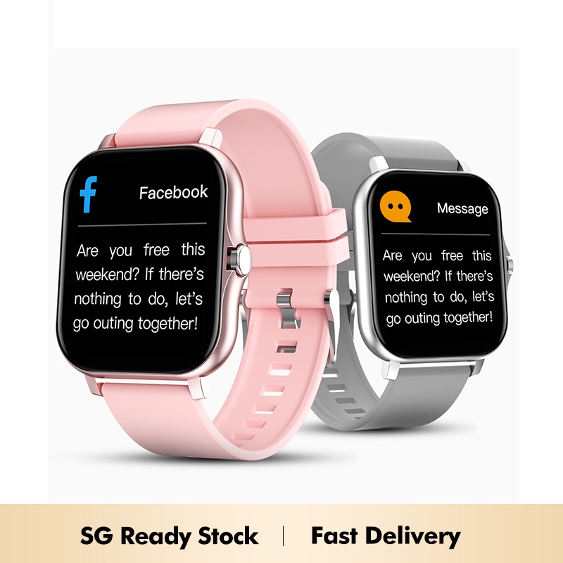 [SG Stock]WICOO Smart Watch Men's And Women's Heart Rate Monitoring