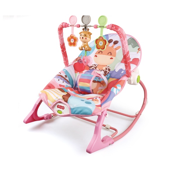 Infant to Toddler Rocker Baby Bouncer Baby Rocker w Toys Supports up to 18KG