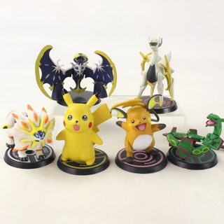 Pokemon Solgaleo Necrozma Silvally Groudon Kyogre Rayquaza Arceus Mewtwo  Action Figures Toy Pvc Model Figurines Toys For Kids