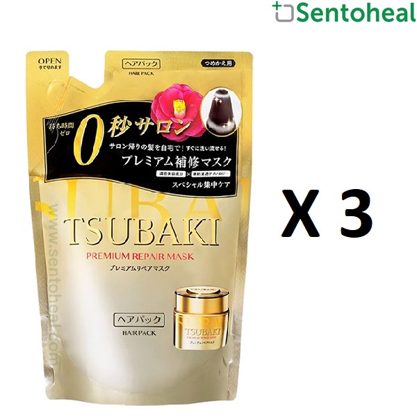 Tsubaki Premium Repair Mask 180g/ Refill 150g - Premium EX Repair Mask ...