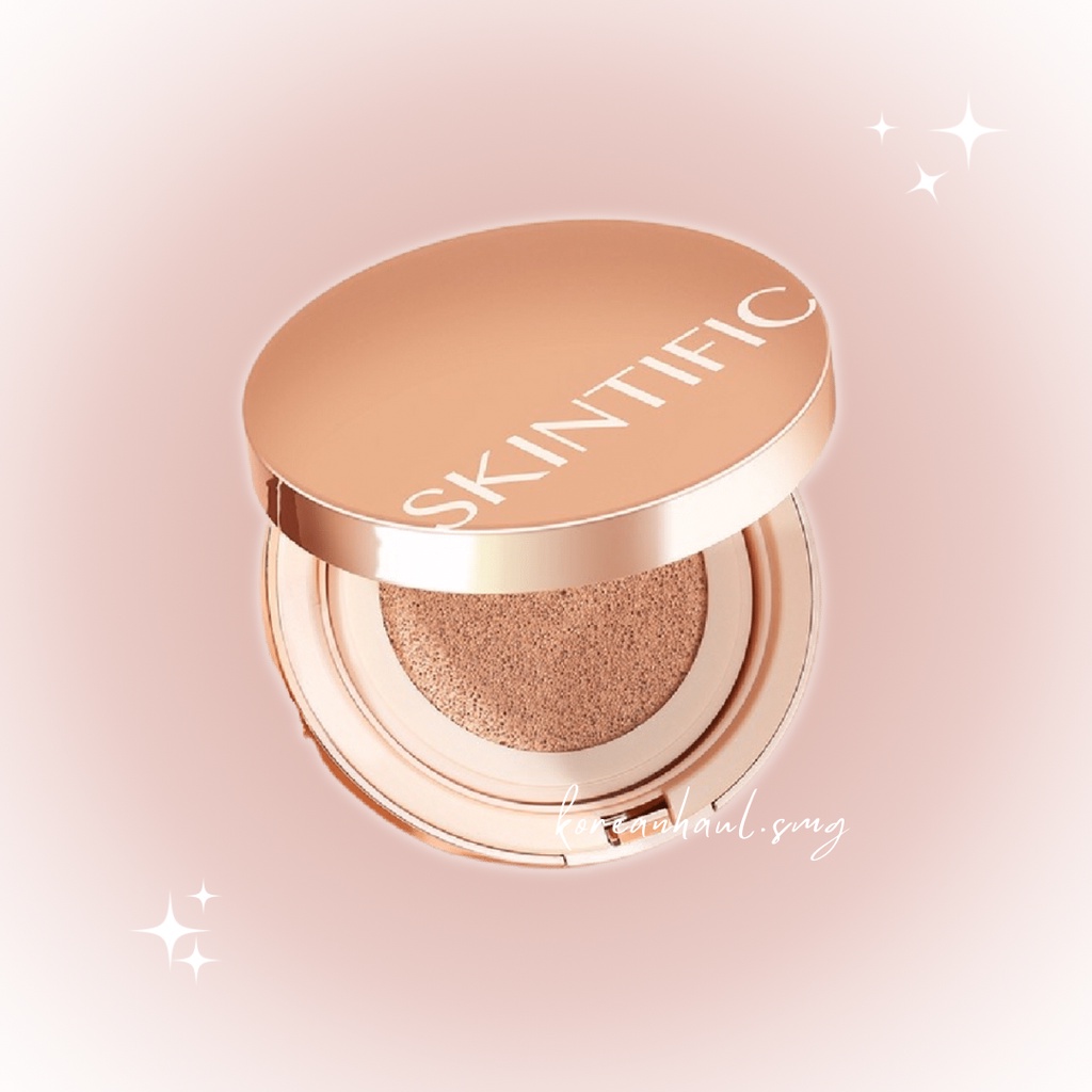 Skintific Cover All Perfect Cushion High Coverage Poreless & Flawless  Foundation 24H Long-lasting SPF35 PA+++++