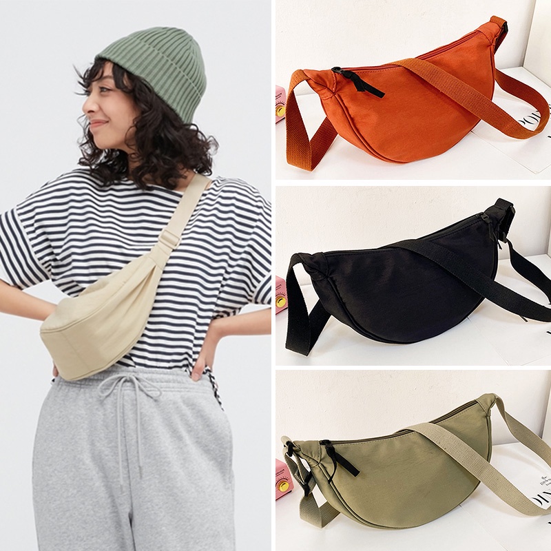 [Value Choice]Dumpling Bag Crossbody Unisex Fashion Messenger Bag ...