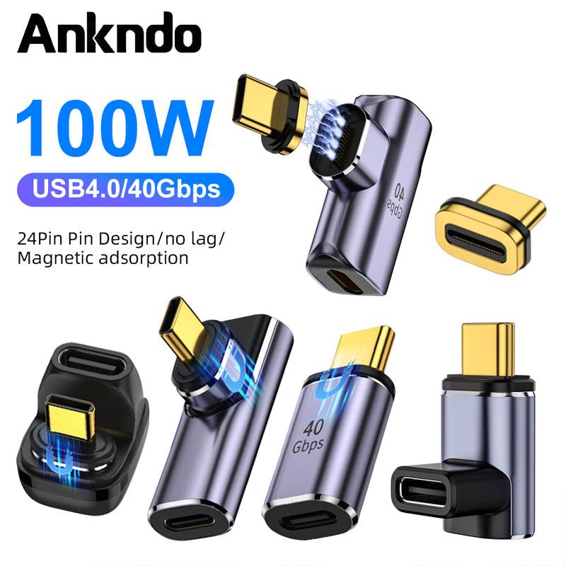 Ankndo Usb Thunderbolt Magnetic Adapter Usb C To Type C Gbps W