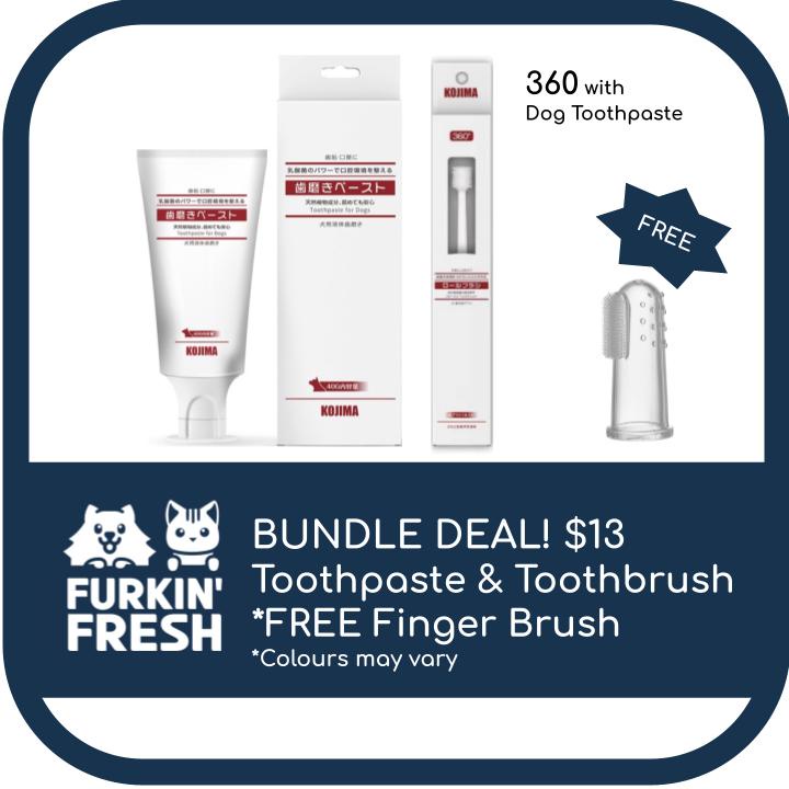 Kojima Toothbrush Toothpaste for Dogs Pet Dental Pet Oral Care