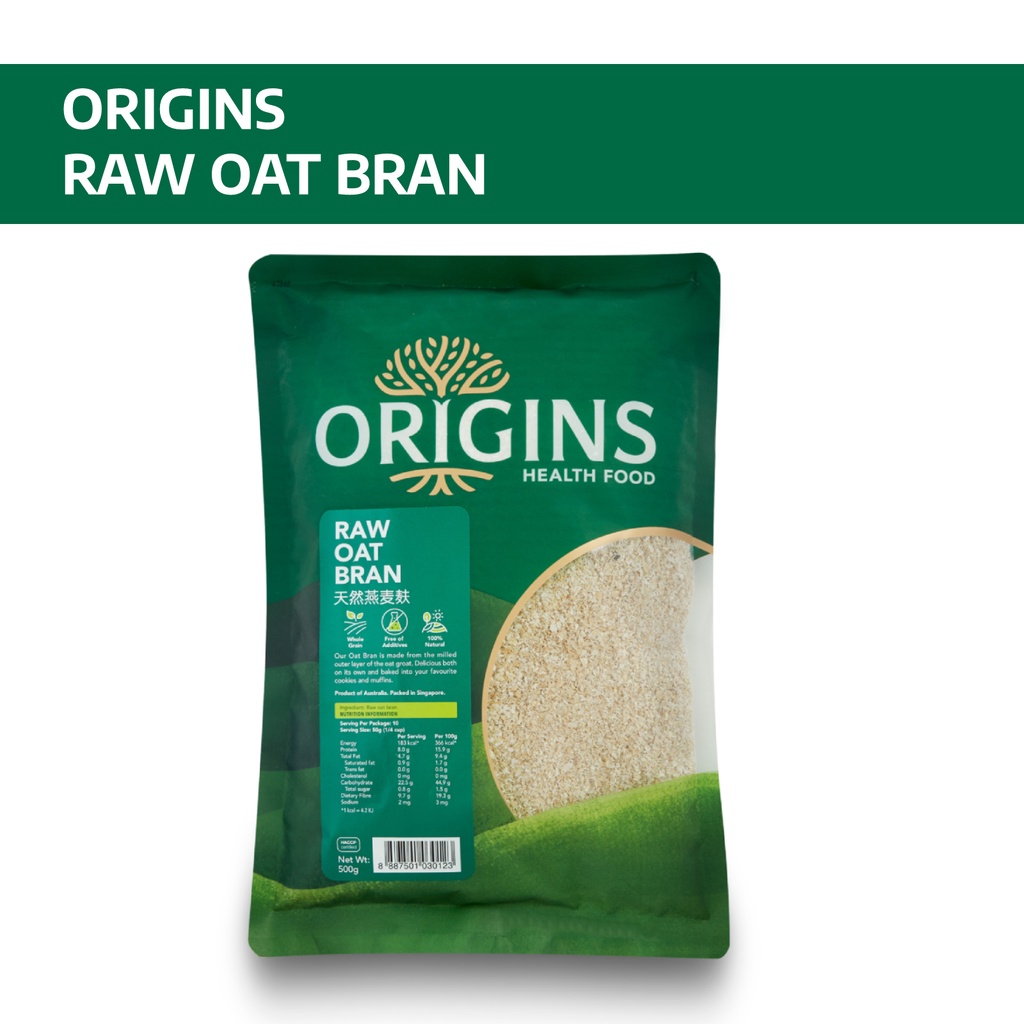 Origins Health Food Raw Oat Bran Australia (500G) Shopee Singapore