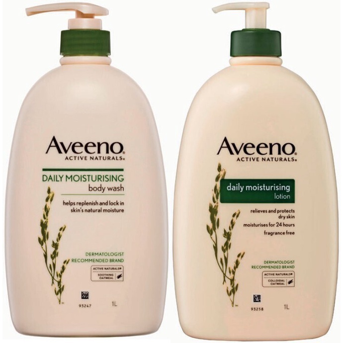 Aveeno Daily Moisturizing Body Wash & Lotion Combo - Dry Skin