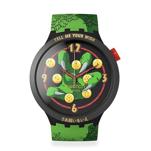 Swatch watch SHENRON DRAGONBALL Z Originals Big Bold 47mm SB01Z102