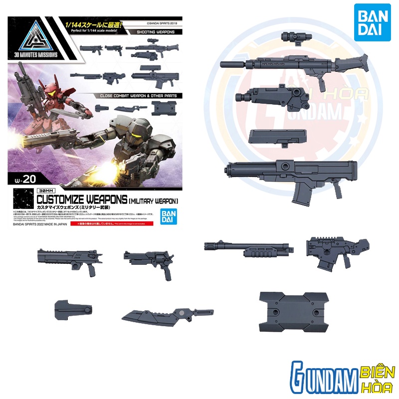 30MM CUSTOMIZE WEAPONS Accessory Assembly Kit(MILITARY WEAPON) | Shopee ...