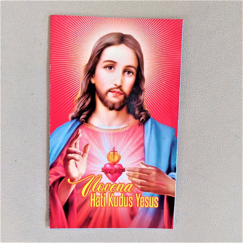 Catholic Prayer Sheet Novena Sacred Heart Jesus Treat Sheet Pamphlet ...