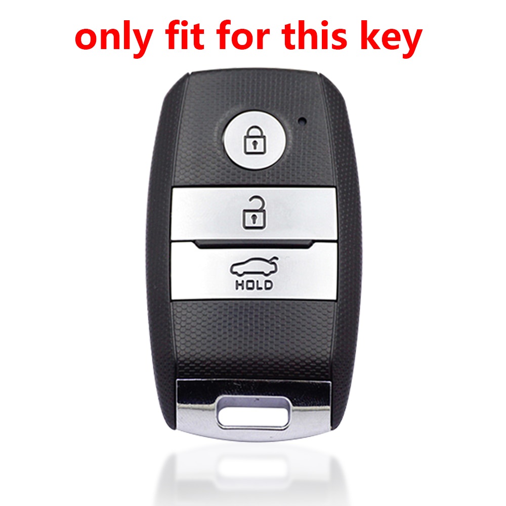 Comfortable in stock Silicone Key Cover Case Holder Keychain For Kia ...