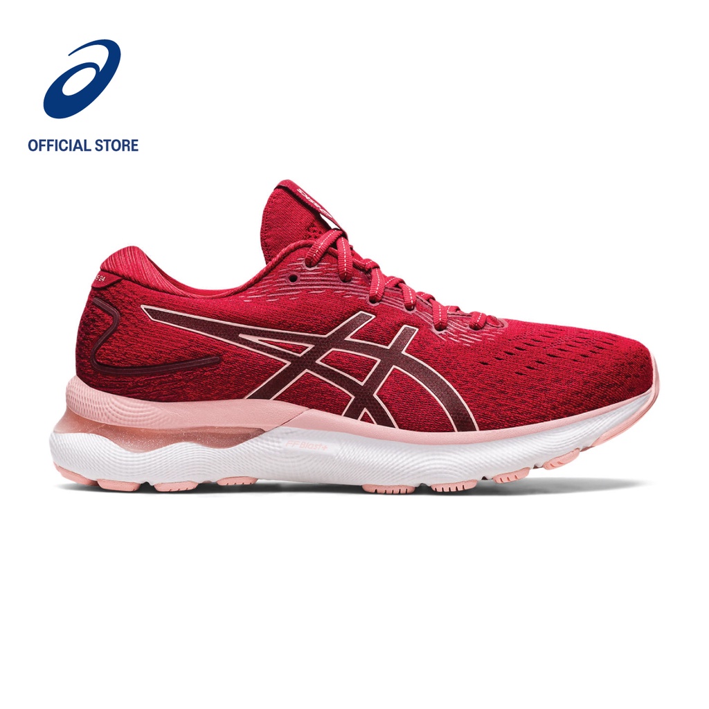 ASICS Women GEL-NIMBUS 24 Running Shoes in Cranberry/Frosted Rose ...